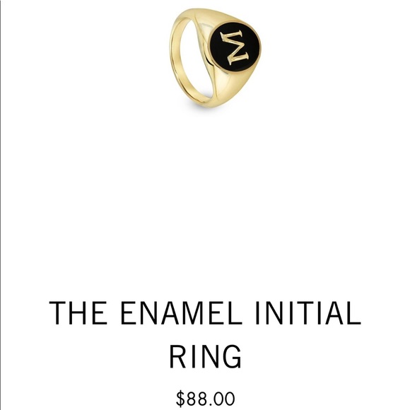 Argento Vivo Signet Ring/ Letter “C” - Picture 6 of 6